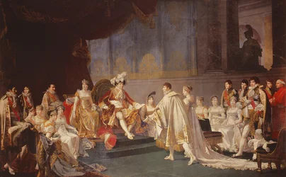 Les fiançailles du prince Jérôme Bonaparte et de la princesse Catharina Frederica de Wurtemberg, à Paris, le 22 août 1807